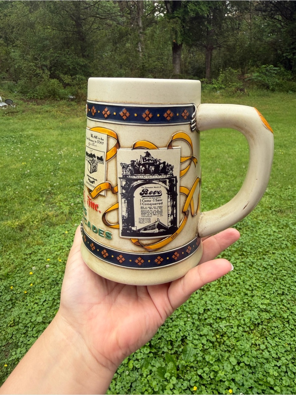 Anheuser-Busch Mug Cup 4th In A Series Beer Advertising Decades 1918-1932